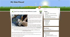 Desktop Screenshot of mydogpulls.dogand.com